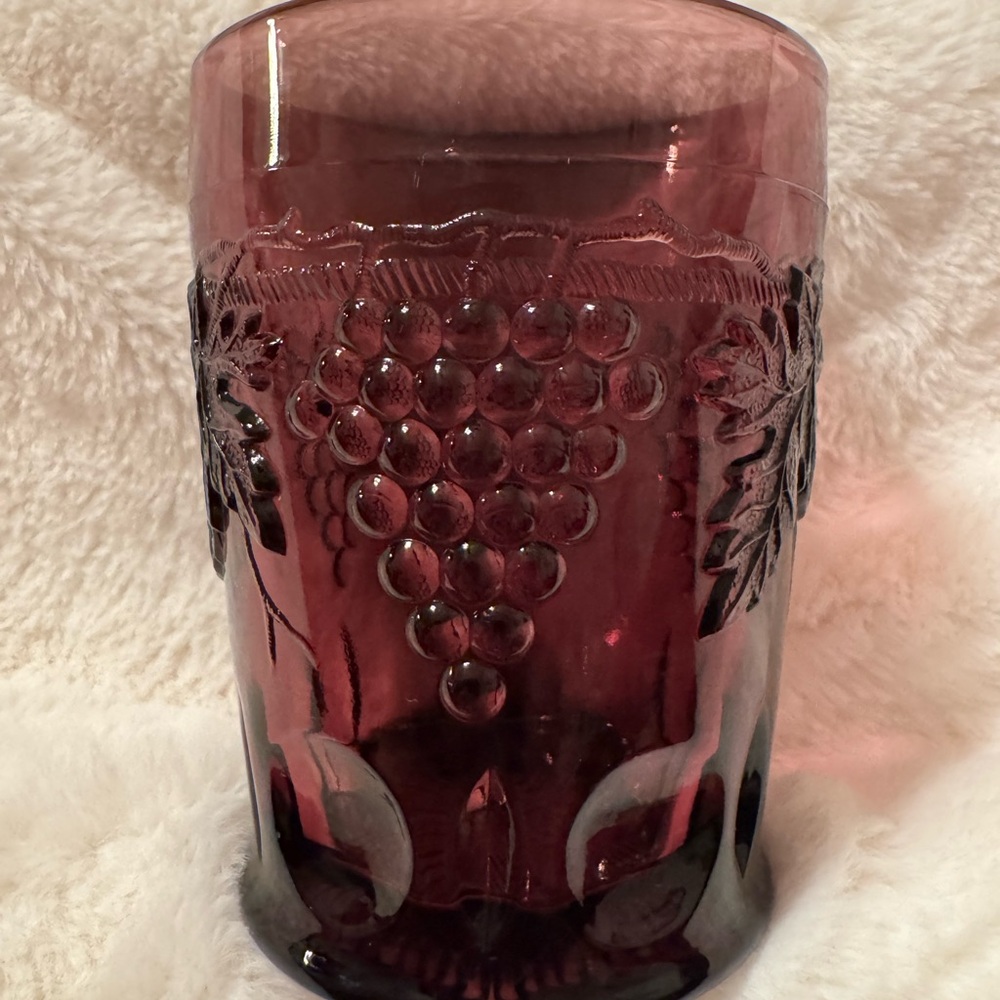 Real Mosser Amethyst Vintage Purple Glass Tumbler